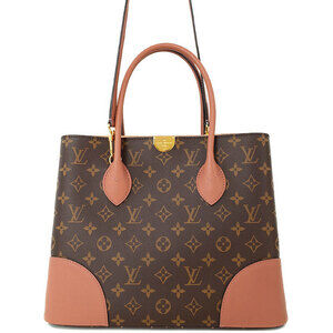 Louis Vuitton Monogram Leather Brown Flandrin Leather Shoulder Bag Brown